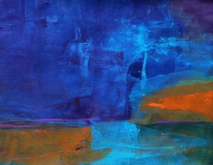 Painting - Blue Dream by Robin Sierra