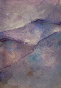 Painting - Secret Mountains III by Robin Sierra